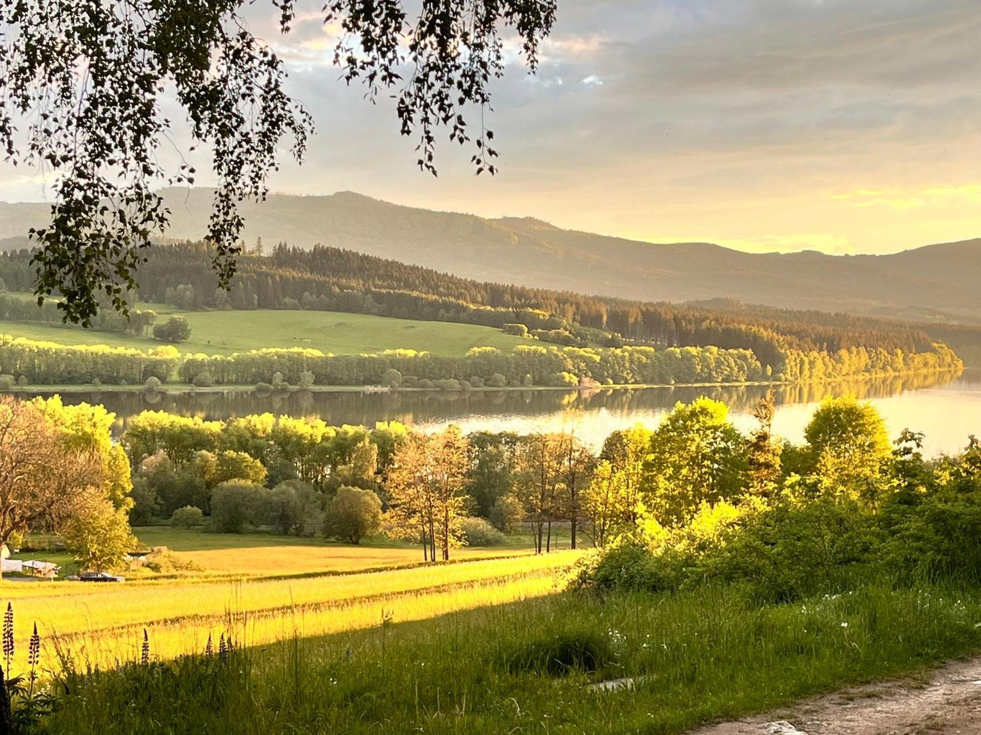Chata Pod Houbovym Vrchem 2 Horní Planá Buitenkant foto